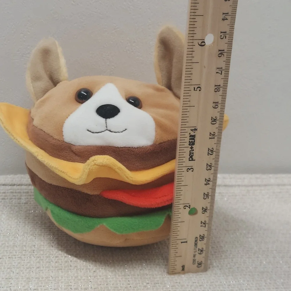 Douglas Cuddle Toys Corgi Burger Macaroon Plush Stuffed Animal